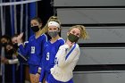 VB Inter squad match  Volleyball seniors Casey Dinga (#19) and Maggie Shafer (#6) are honored by the team during Senior Day festivities prior to their inter-squad match. : VB Intersquad, inter squad, inter-squad